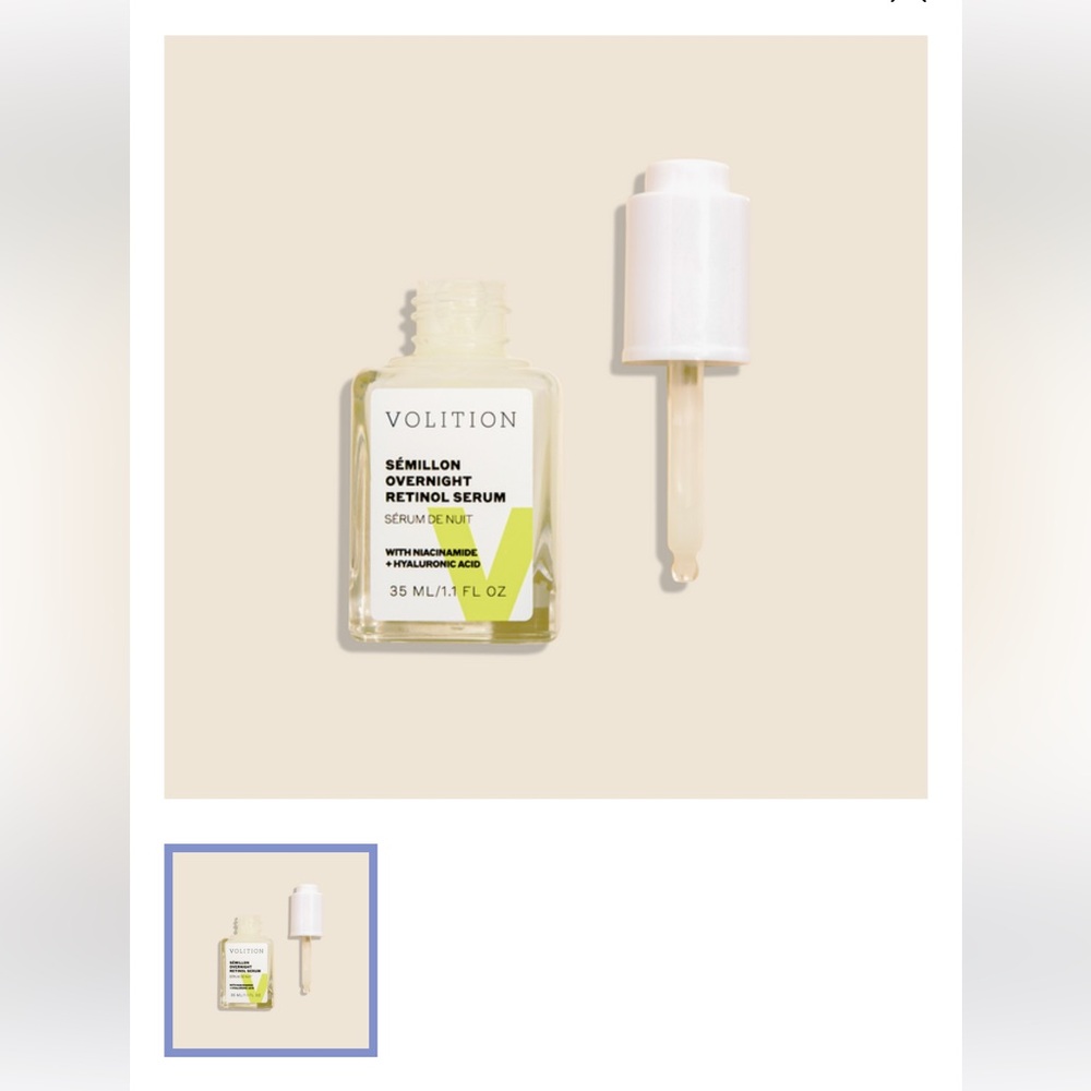 Volition SÉMILLON Overnight Retinol Serum new in box